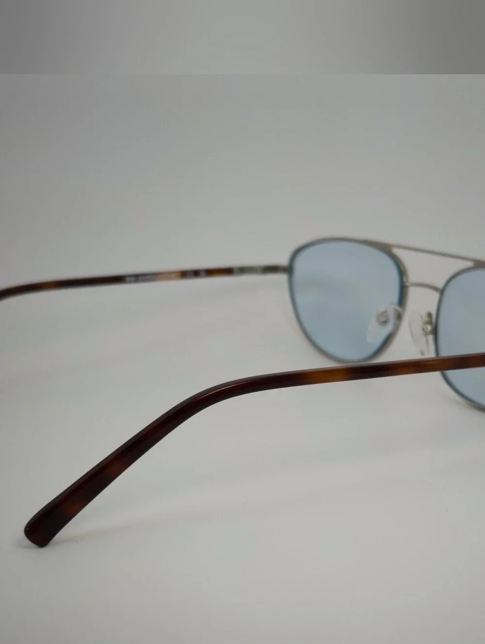 Vic. Small Brushed Silver Aviator. Double Bar Strength. Smaller Size.N